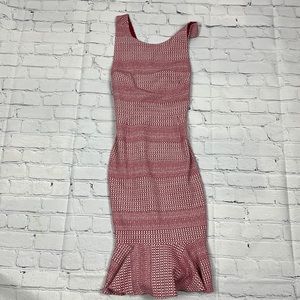 Banana republic jacquard knit cross back dress